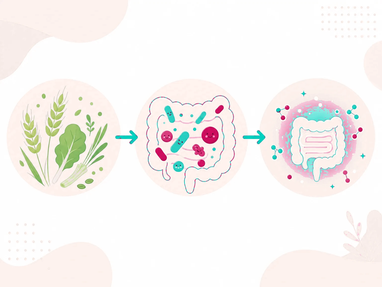 Différence entre prébiotique, probiotique et postbiotique