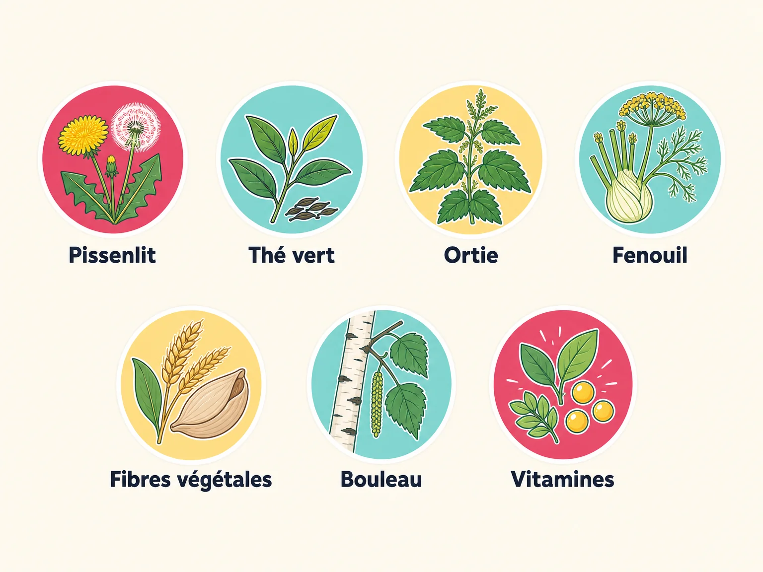 Les 7 composants de la formule Alviona Body Flow
