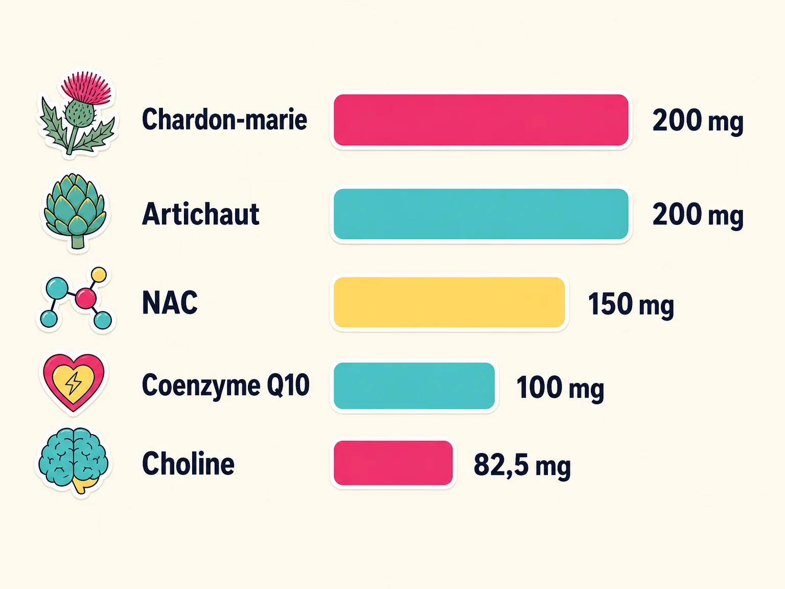Composition de Conversol : les 11 actifs et leurs dosages