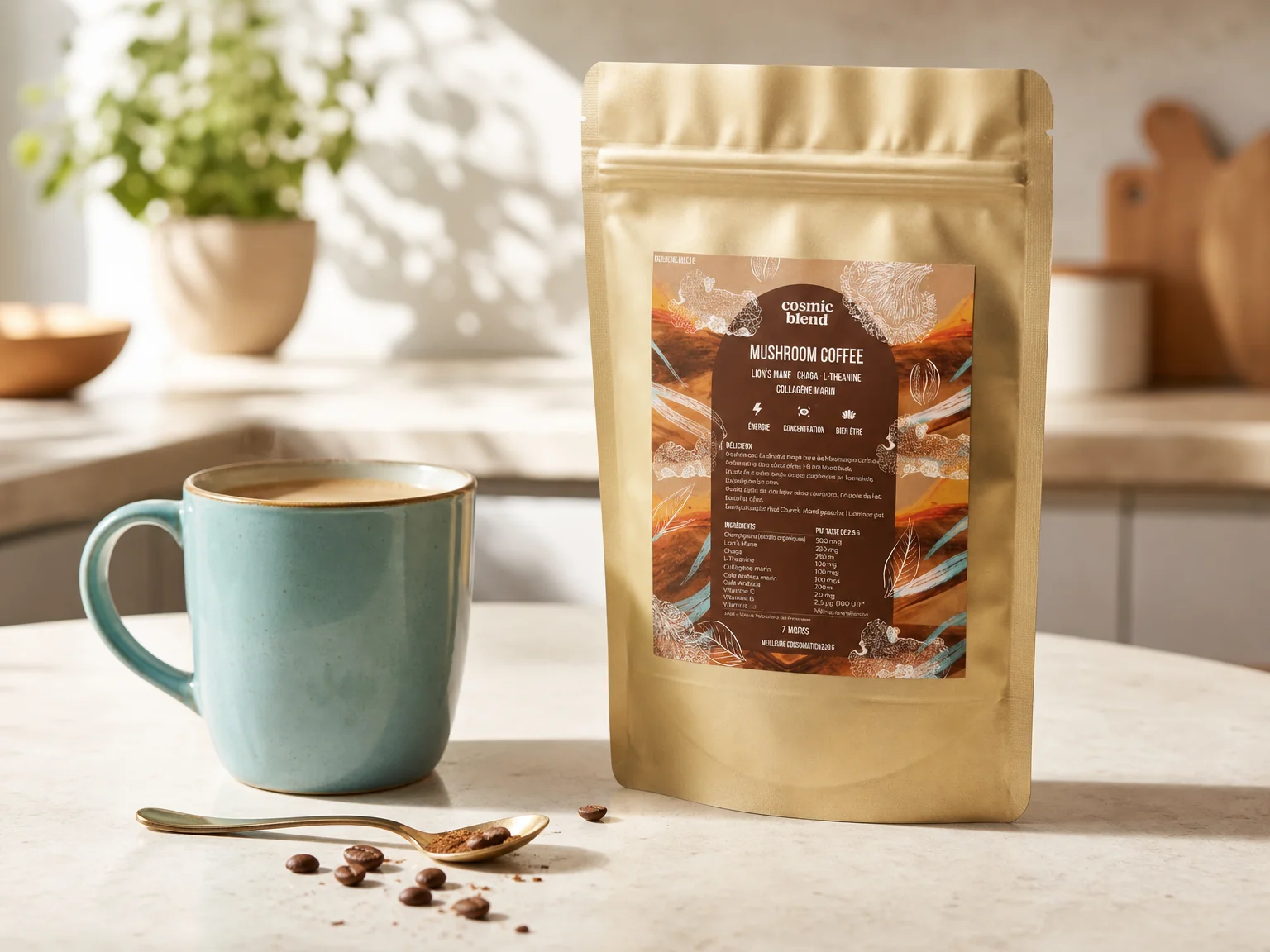 Cosmic Blend Mushroom Coffee, mon avis